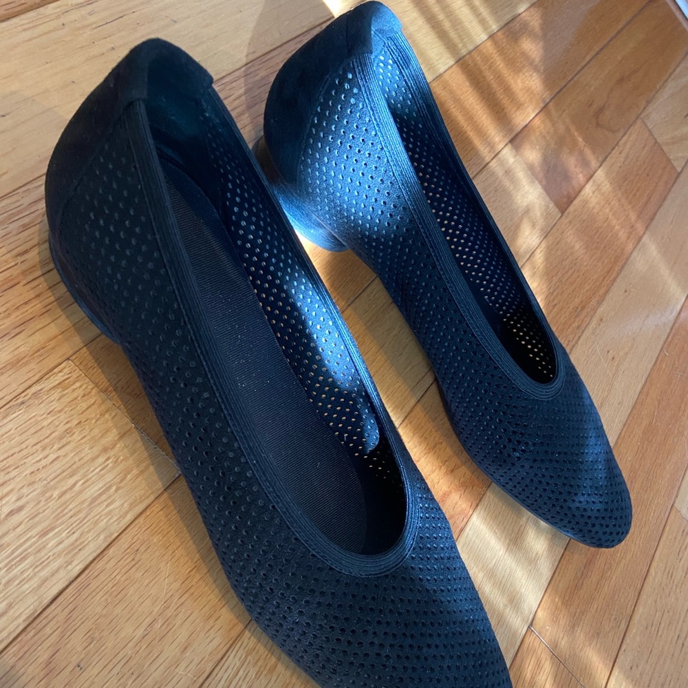 Mesh ballet flats. Good condition, new lining installed by cobbler.